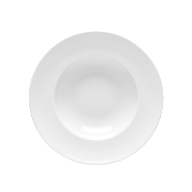 Tallrik djup Kaszub 24cm vit