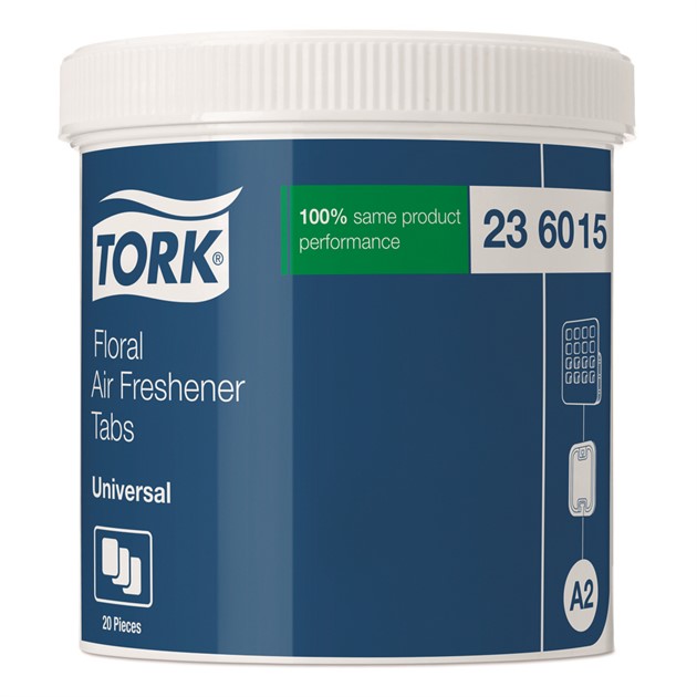 Doftplatta Airfreshener Tork A2 blomdoft 20st/hink