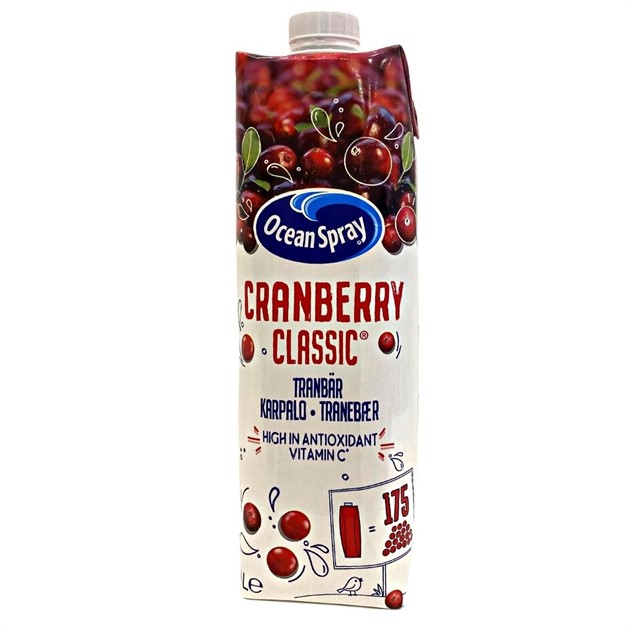 Juice Tranbär Ocean Spray 12x1 liter