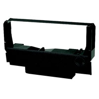 Färgband till Epson ERC30-34-38, 12,7mm x 4,5m svart/röd