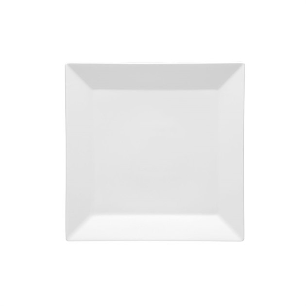 Tallrik kvadratisk Classic 13x13cm vit