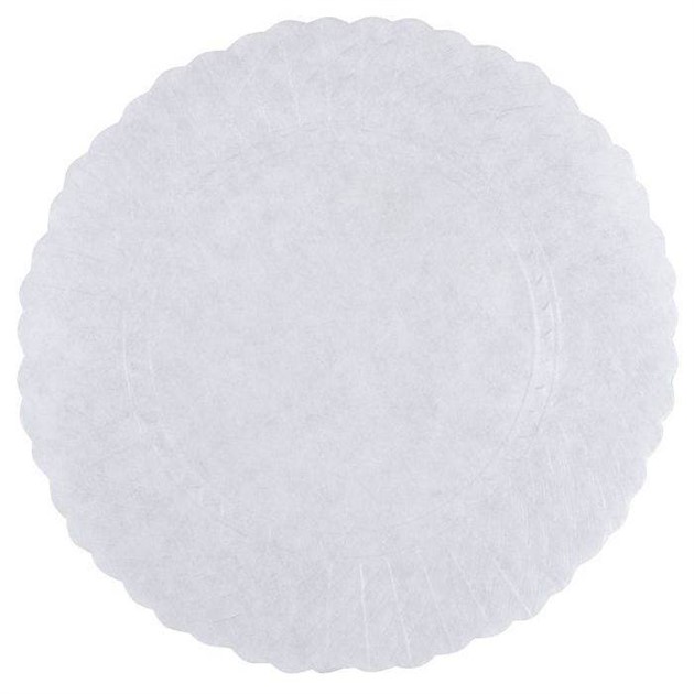 Fatpapper präglat 29cm vit 500x10st/fp