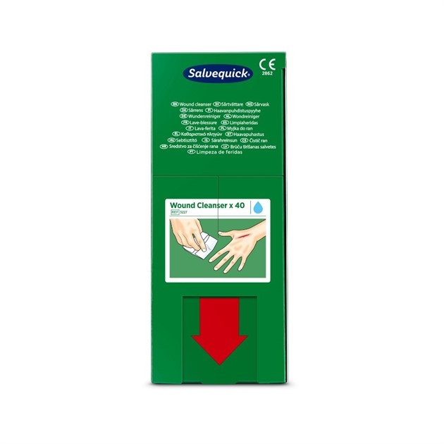 Sårtvättare Salvequick refill 3227 40st/infp