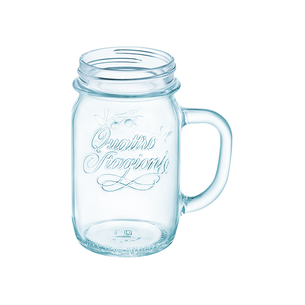 Dricksglas Quattro Stagionie med handtag 41,5cl