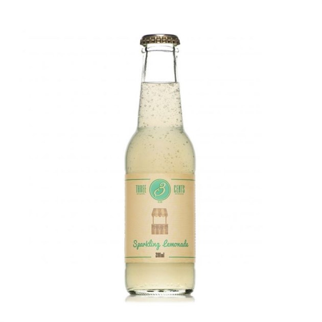 Sparkling Lemonade Three Cents 24x200ml