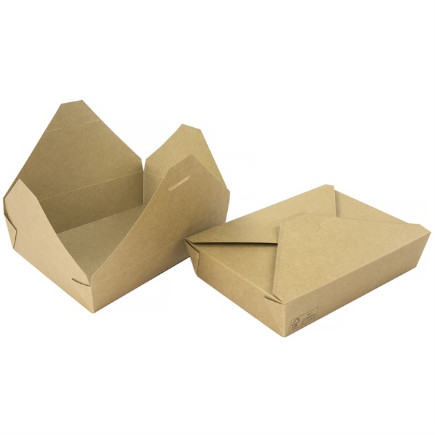 Matform take away Delibox 1200ml brun 200st/fp