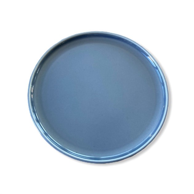 Tallrik flat Ankara 20cm gråblå