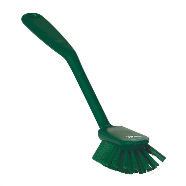 Diskborste medium Vikan 28cm grön