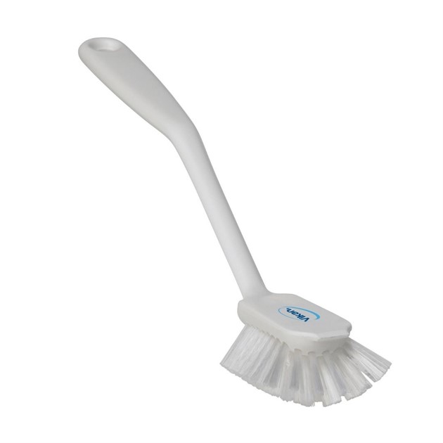 Diskborste medium Vikan 28cm vit