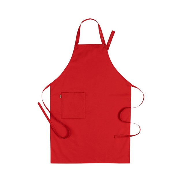 Bröstlappsförkläde 4579 Segers 70x100cm röd