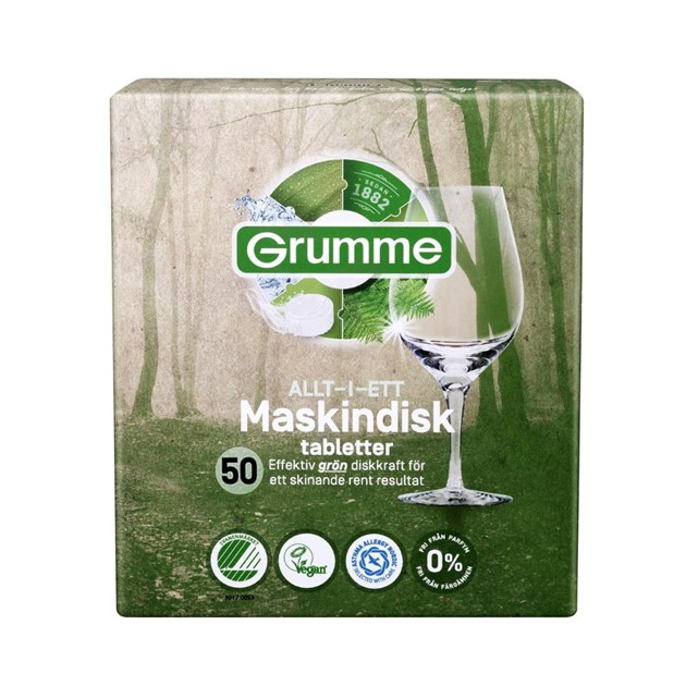 Maskindisktabletter Grumme 50st/fp