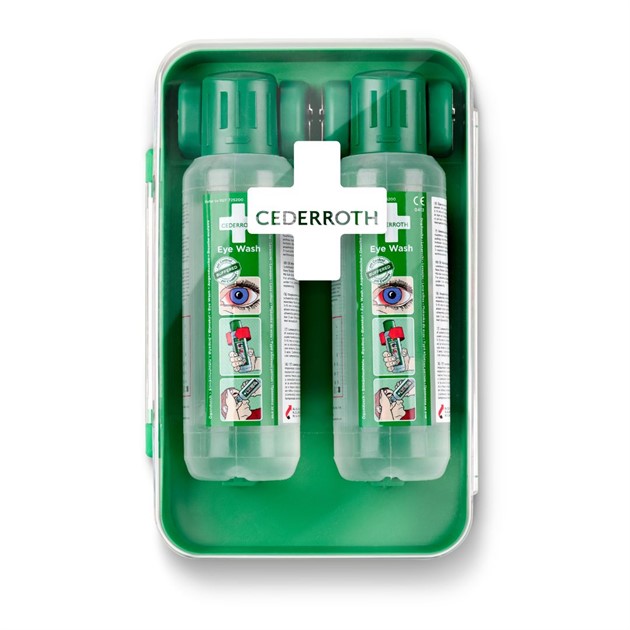 Första hjälpen-skåp Ögondusch Cederroth
