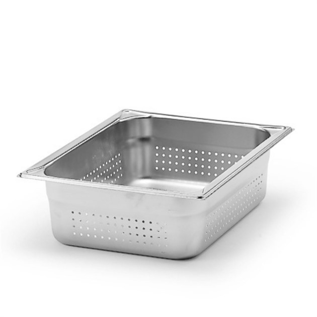 Kantin rostfri GN 1/2 perf 100mm