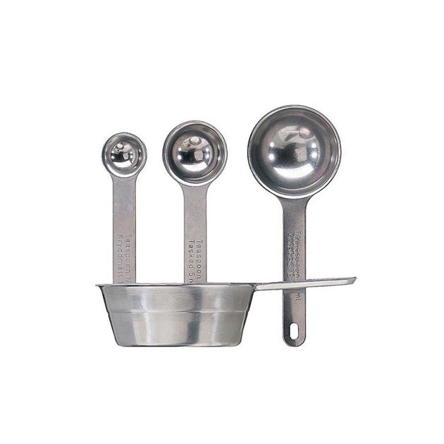 Måttsats rostfri Jonas 4 delar