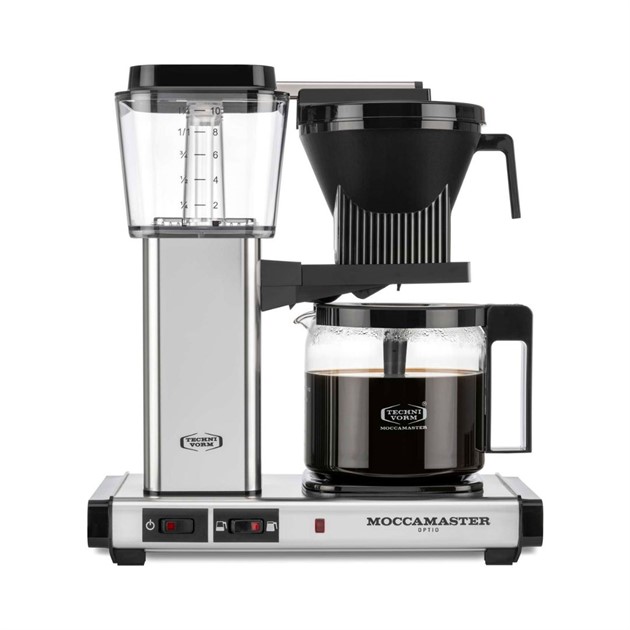 Kaffebryggare Moccamaster Optio Matt silver