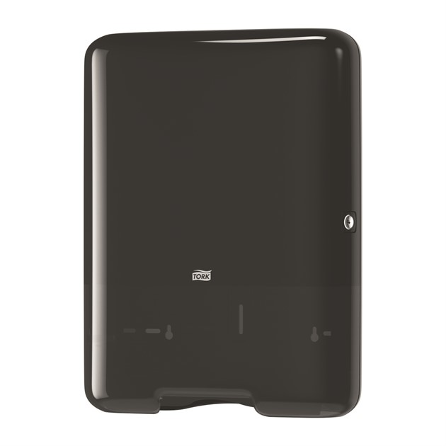 Dispenser handduk singlefold/C-fold Tork H3 svart