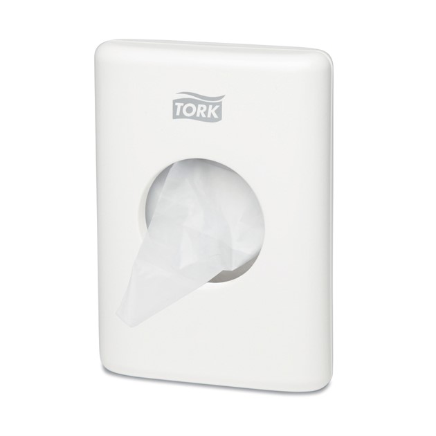 Dispenser för sanitetspåse B5 Tork vit