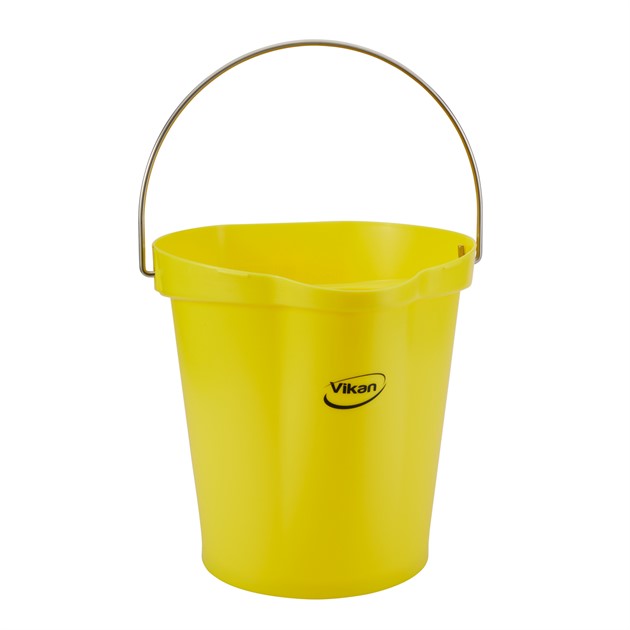 Hink Vikan 12 lit gul