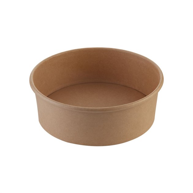 Matform papper 1100ml dia 185/160x65mm brun 400st/fp