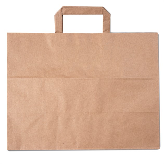 Papperskasse Take away 17lit brun 200st/fp