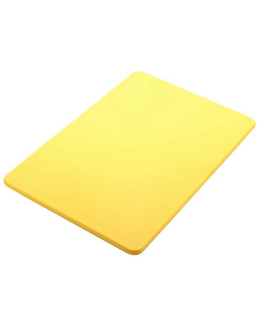 Skärbräda plast 510x380x12,5mm gul