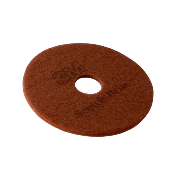 Golvvårdsrondell 3M Scotch Brite 14" 355mm röd