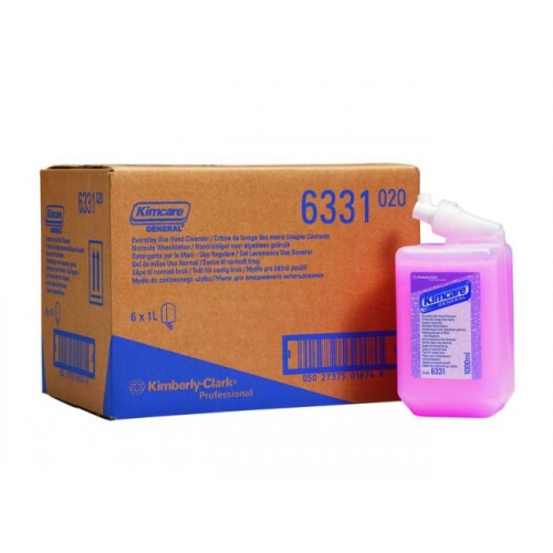 Handtvål Kleenex® för dagligt bruk kassett 1 lit rosa 6st/fp