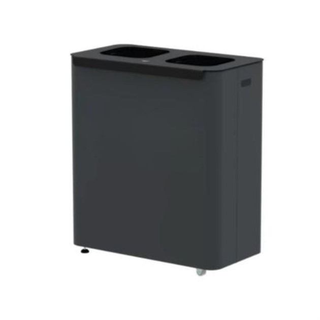 Sorteringsstation Star Station 2x60 lit svart