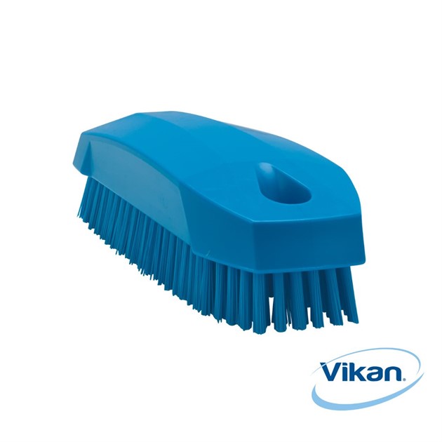 Nagelborste hård 130 mm Vikan blå