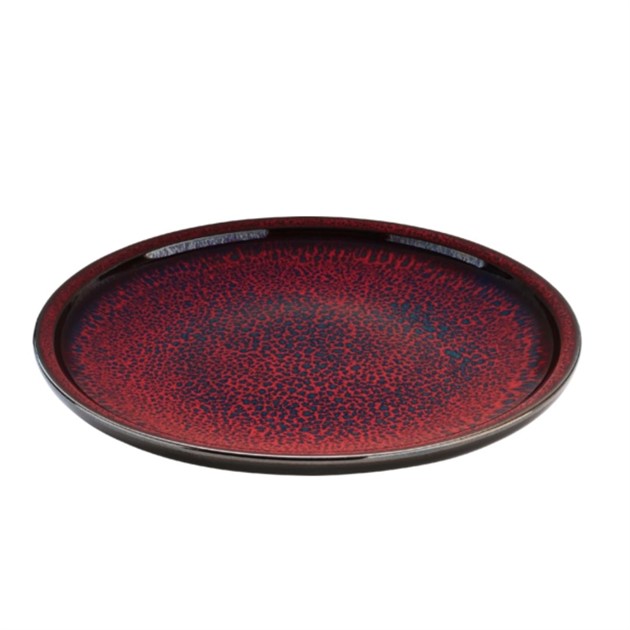 Tallrik Glow 25cm röd Playground