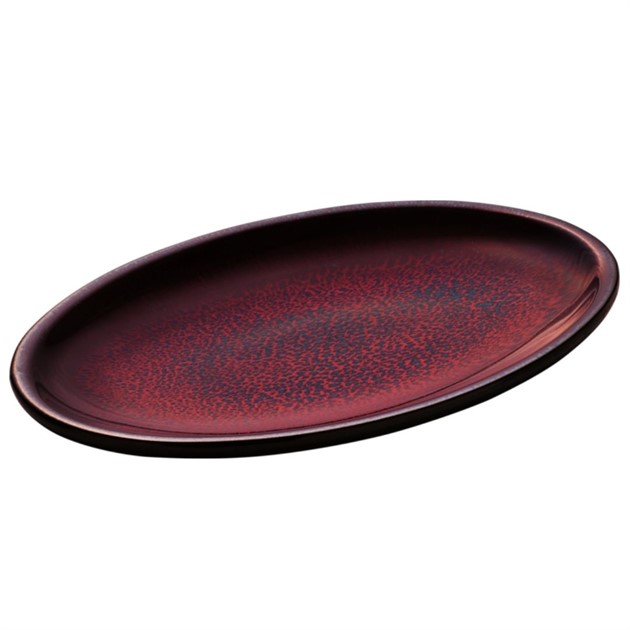 Fat Glow oval 26x17cm röd Playground