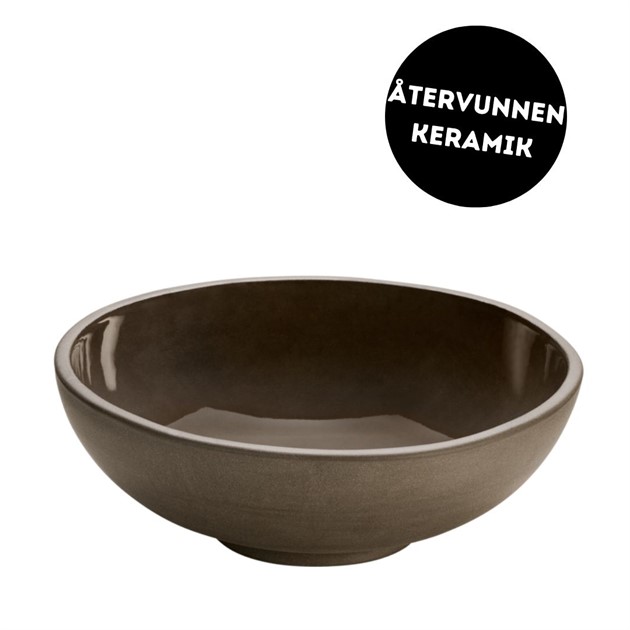 Skål ReNew dia 14cm brun Playground