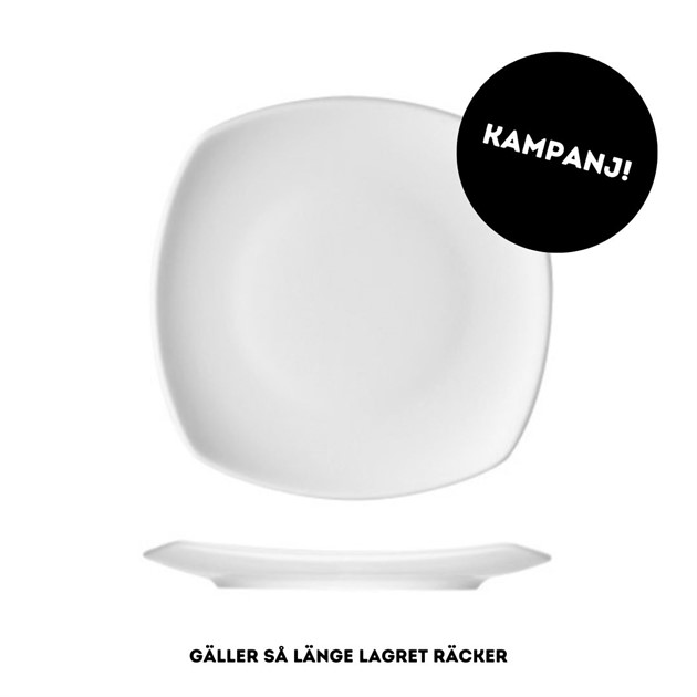 Tallrik Option kvadrat 21cm Bauscher