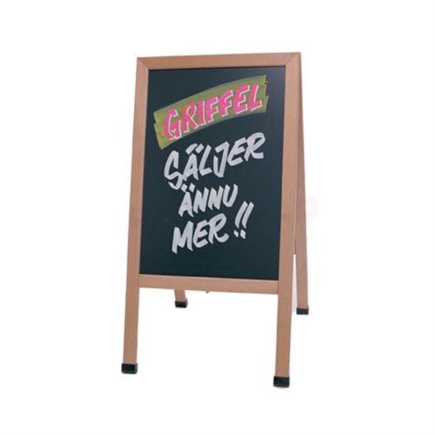 Gatupratare Griffel 70×100cm betsad träram