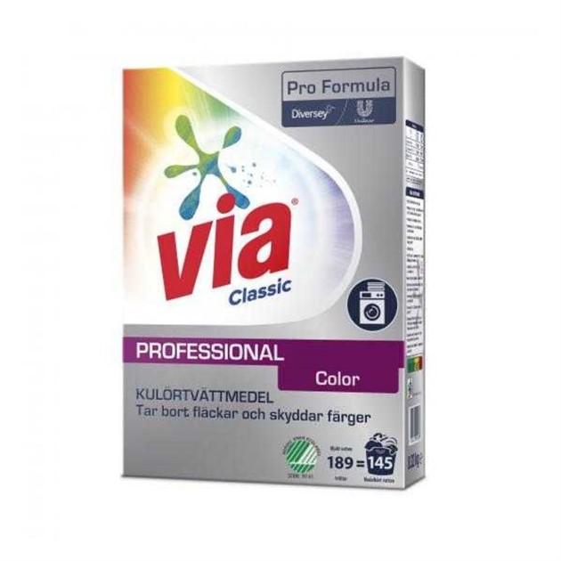 Tvättmedel Via Color parfymerad 8,32kg