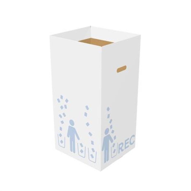 Papperskorg well 125 lit vit