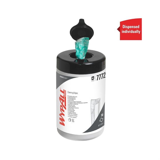 Torkduk WypAll Impregnerad grön 50st/brk