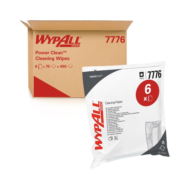 Torkduk WypAll Impregnerad refill grön 75st/refill 6 refill/fp