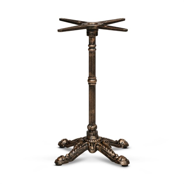 Barbordsstativ gjuten aluminium Madrid antik mässing