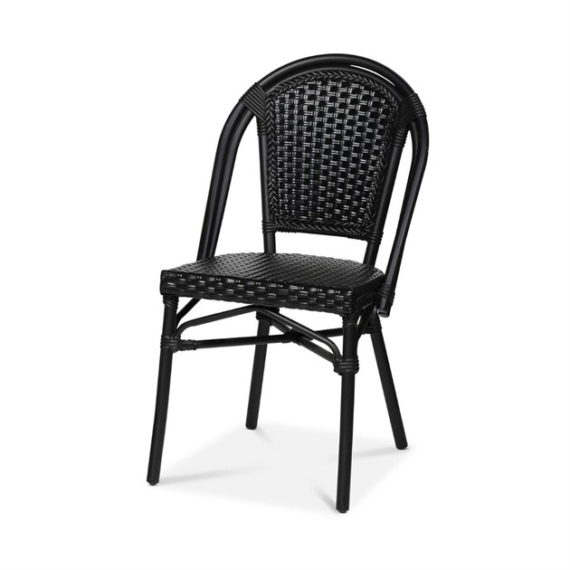 Caféstol Paris svart