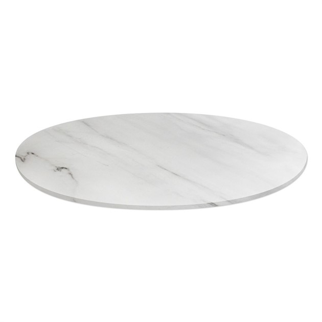 Bordsskiva sten dia 60cm vit