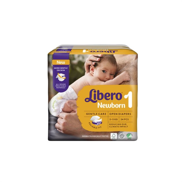 Blöjor Libero Newborn st 1 2-5kg 4x24st/fp