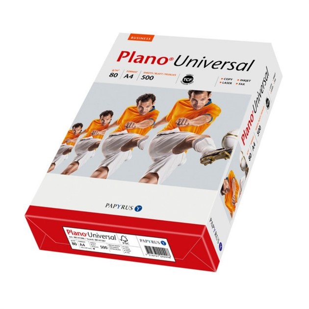 Kopieringspapper ohålat Plano Universal A4 80g 2500st/fp