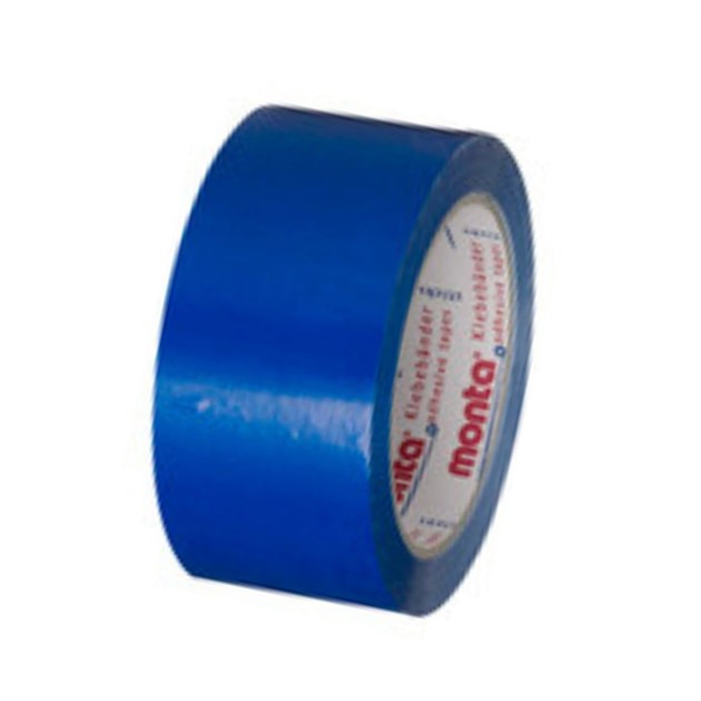 Packtejp PVC 50mmx66m blå