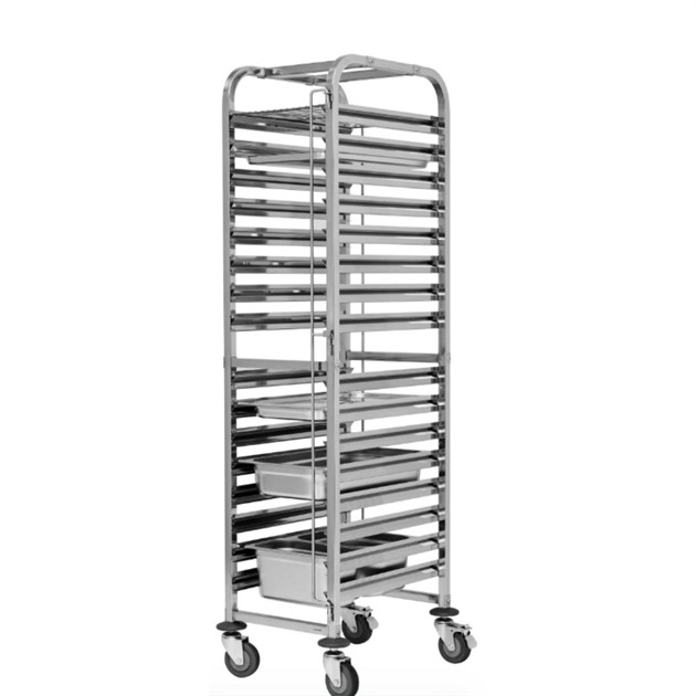 Stickvagn rostfri GN höjd 170cm