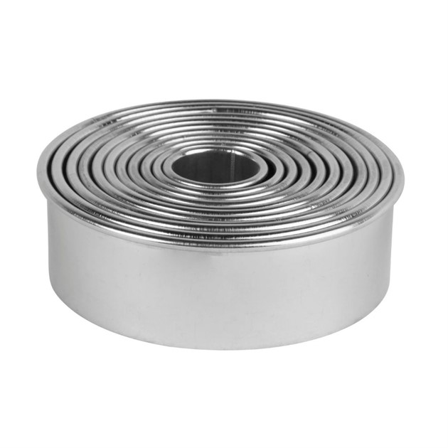 Stansset rund dia 2-9cm 11st/fp