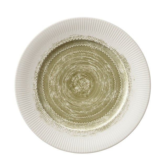 Tallrik Vibes med bräm flat 31cm Schönwald dekor Spirit Moss