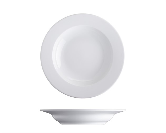 Tallrik Basic djup dia 22cm