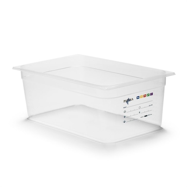 Kantin PP transparent GN 1/1 200mm