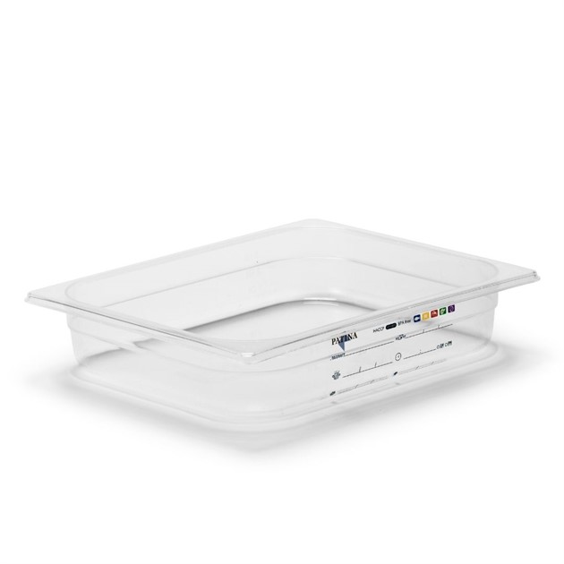 Kantin PP transparent GN 1/2 65mm